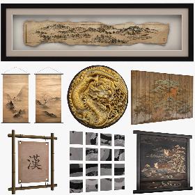 Asian Art Collection 3D model